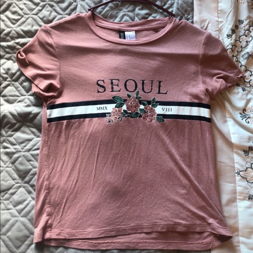 H&M Pink Seoul shirt